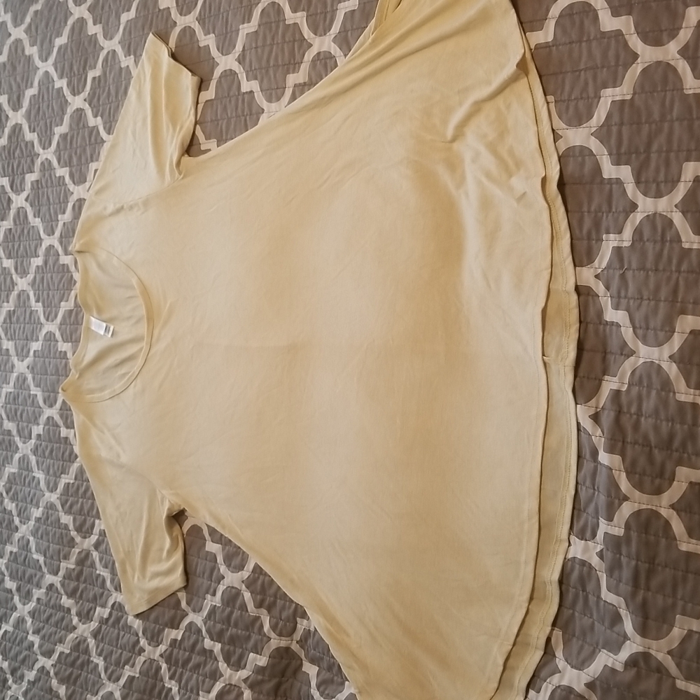 LulaRoe yellow shirt top
